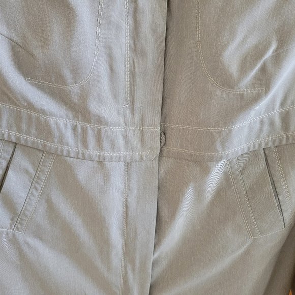 Beate Heymann Street Couture Taupe Grey Metallic Jacket EU 38/US 8 - Picture 6 of 15